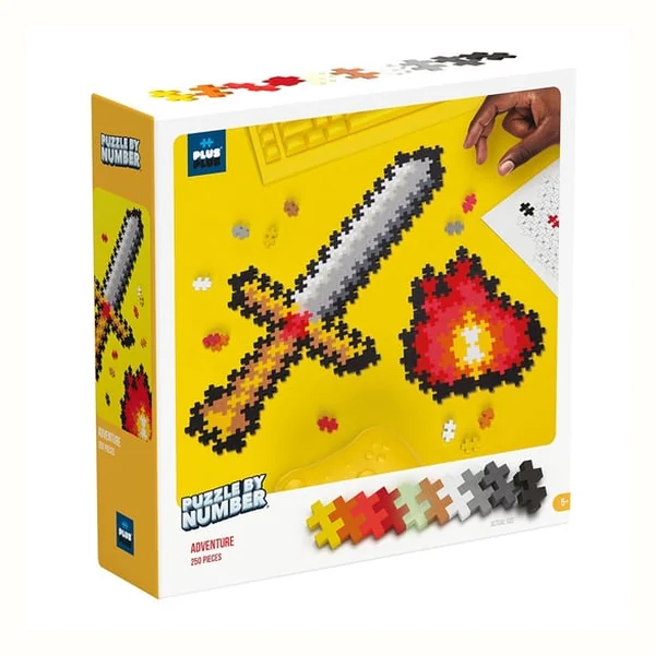 Plus-Plus Puzzle by Number Przygoda, 250 elementów