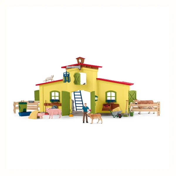 Schleich Farm World Duża farma ze zwierzętami i akcesoriami 42605
