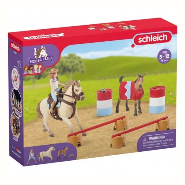 Schleich Horse Club Pierwsze kroki na ranczu, zestaw 72157