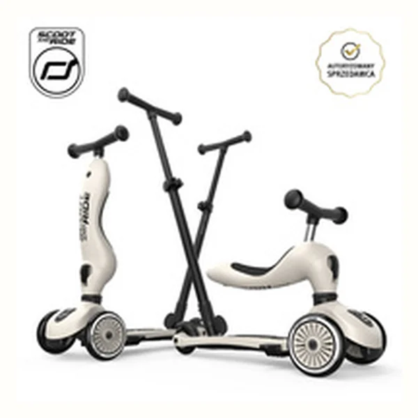 Scoot and Ride Highwaykick 1 Push Go Ash Hulajnoga z Rączką 1-5 lat
