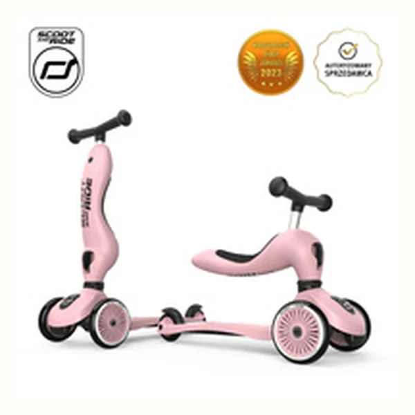 Scoot and Ride Highwaykick1 2w1 1-5 lat Rose