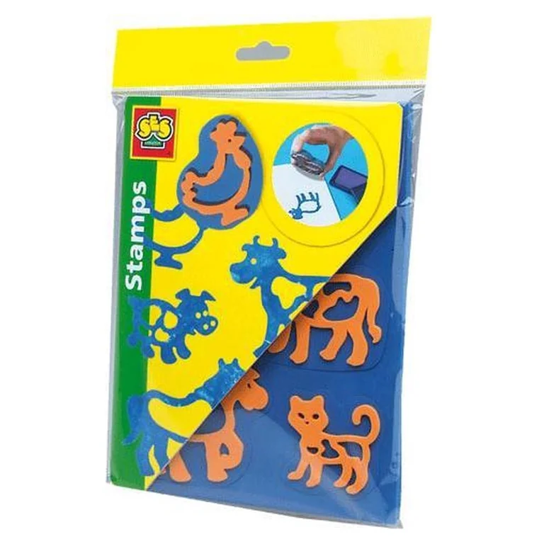 SES Creative Stempelki ze zmywalnymi farbami — Zwierzęta