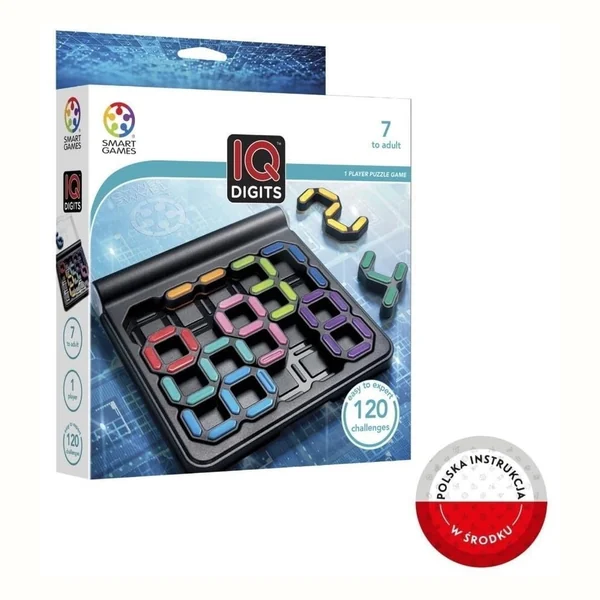SMART GAMES IQ DIGITS PL gra logiczna IUVI