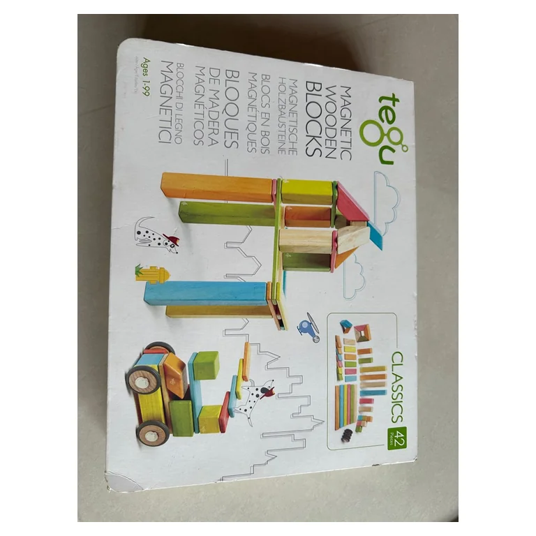 Tegu Magnetic Wooden Blocks — 42 elementy