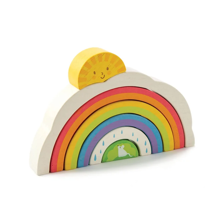 Tender Leaf Toys Rainbow Stacker — klocki tęczowe do układania